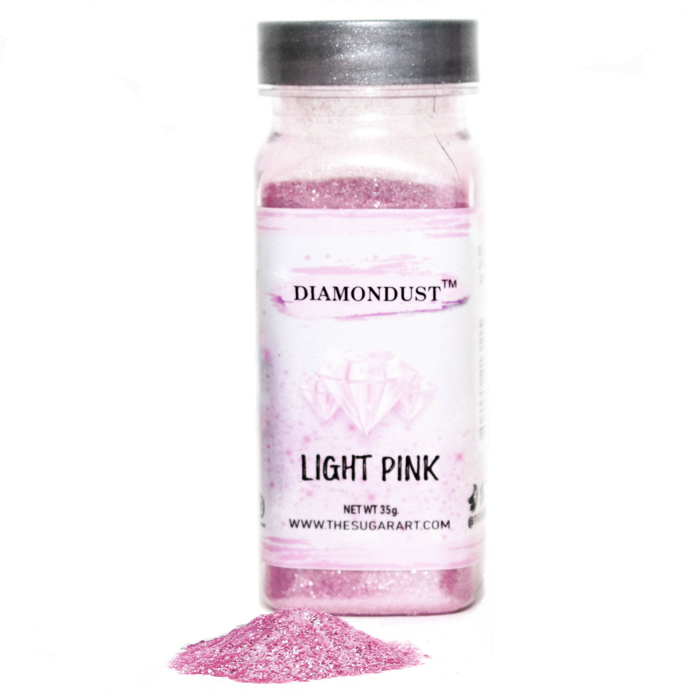 Light Pink Glitter Disco Dust Baby Pink Extra Fine Glitter – Sunflower  Sugar Art