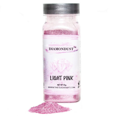 Light Pink Edible Glitter - The Sugar Art, Inc.