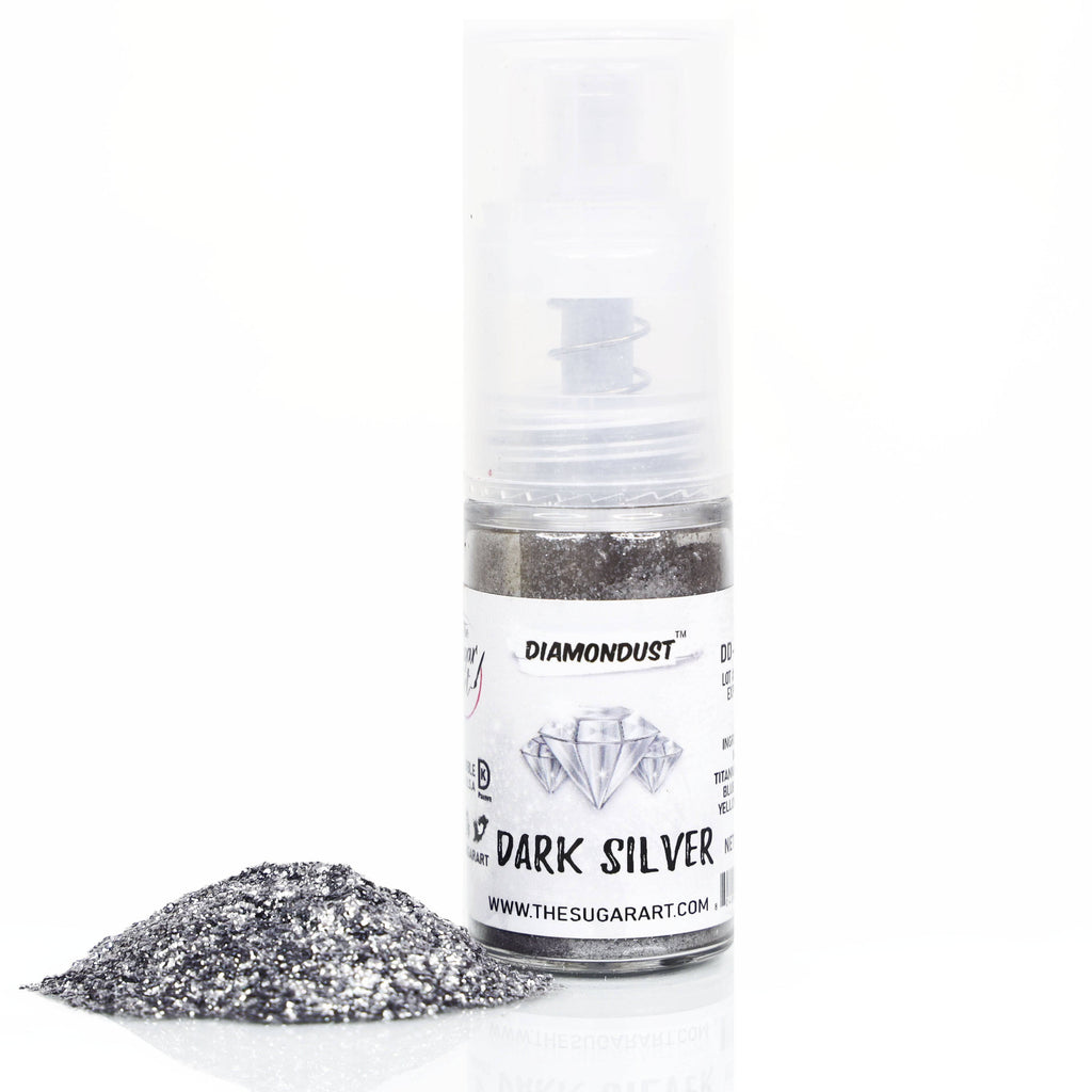 Black Edible Glitter Small Spray Bottle