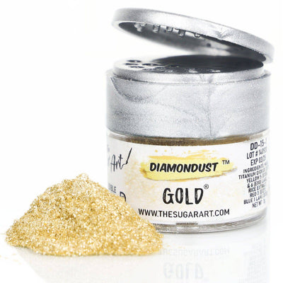 Gold Edible Glitter - The Sugar Art, Inc.