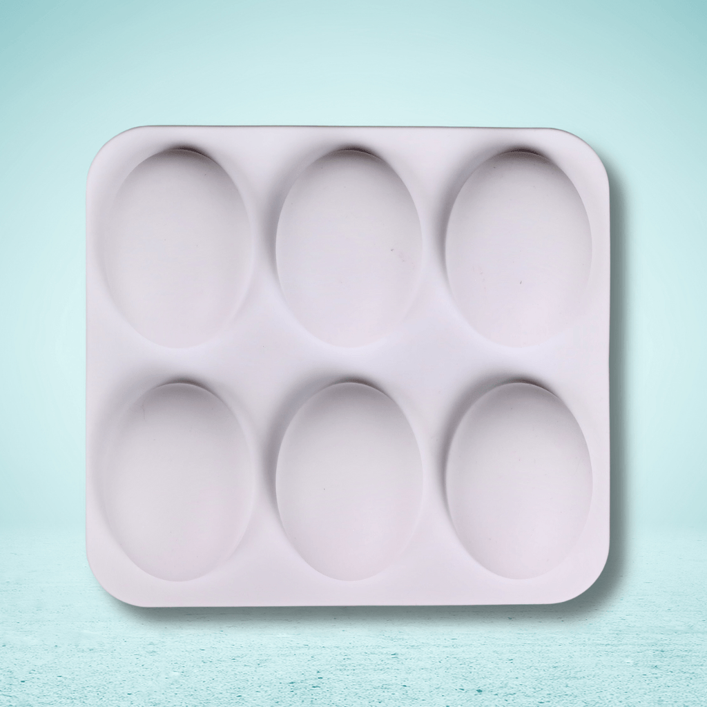 Large Easter Egg Silicone Mold - White