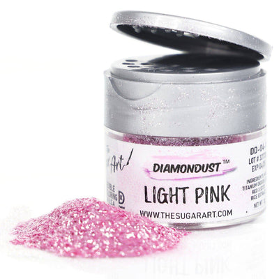 Light Pink Edible Glitter - The Sugar Art, Inc.