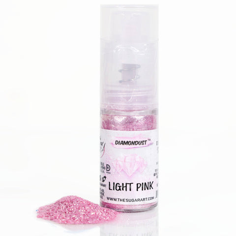 Light Pink Edible Glitter Small Spray Bottle