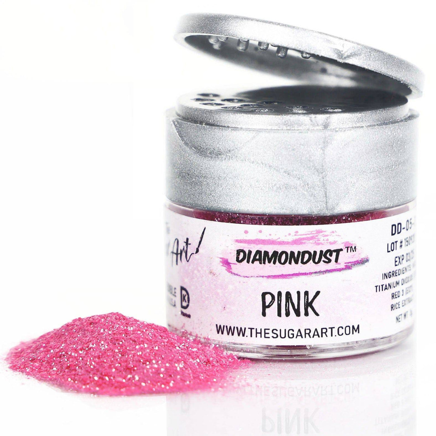 Pink Edible Glitter