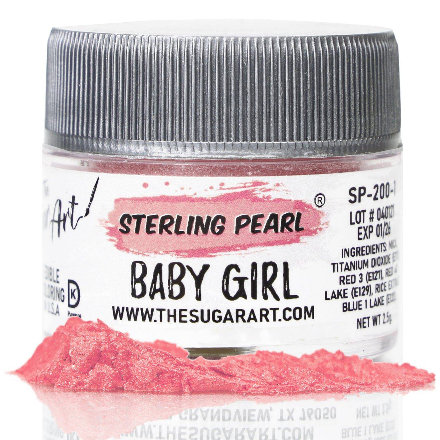 Baby Girl Luster Dust - The Sugar Art, Inc.