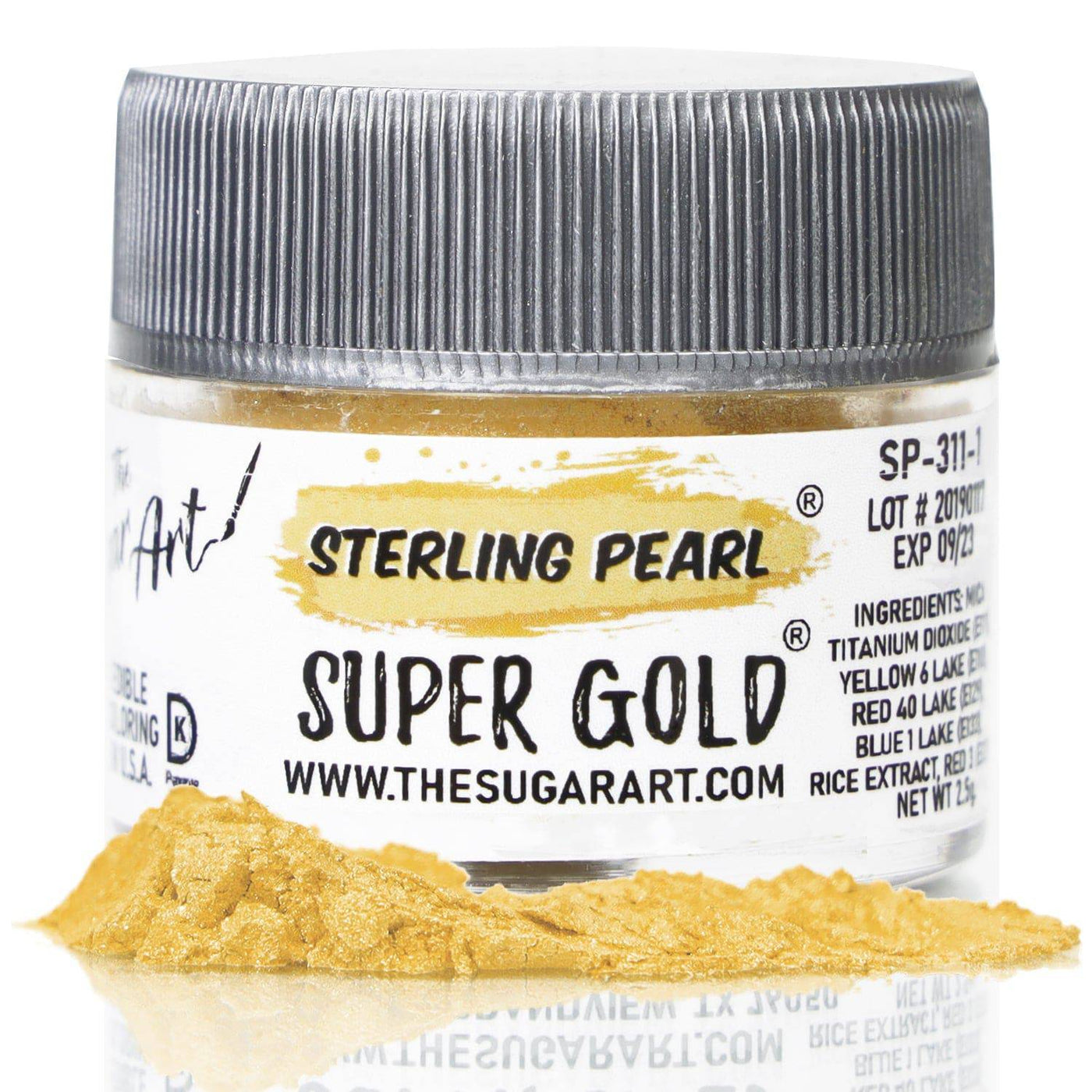 Super Gold Edible Luster Dust and Cake Paint Edible Powder KOSHER Certified  Paint, Powder, Dust Cakes, Cupcakes, Vegan Paint & Dust 