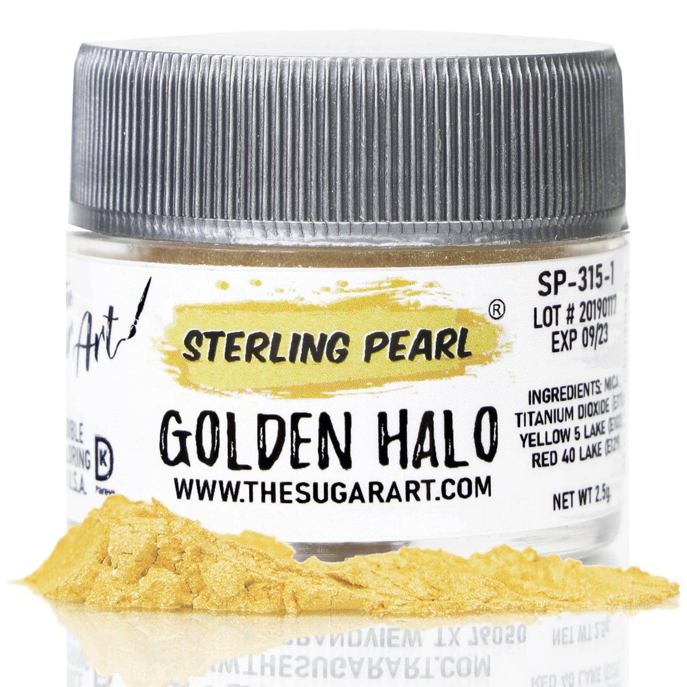 Golden Halo Luster Dust - The Sugar Art, Inc.
