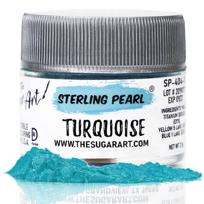 Turquoise Luster Dust - The Sugar Art, Inc.