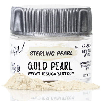 Gold Pearl Luster Dust - The Sugar Art, Inc.