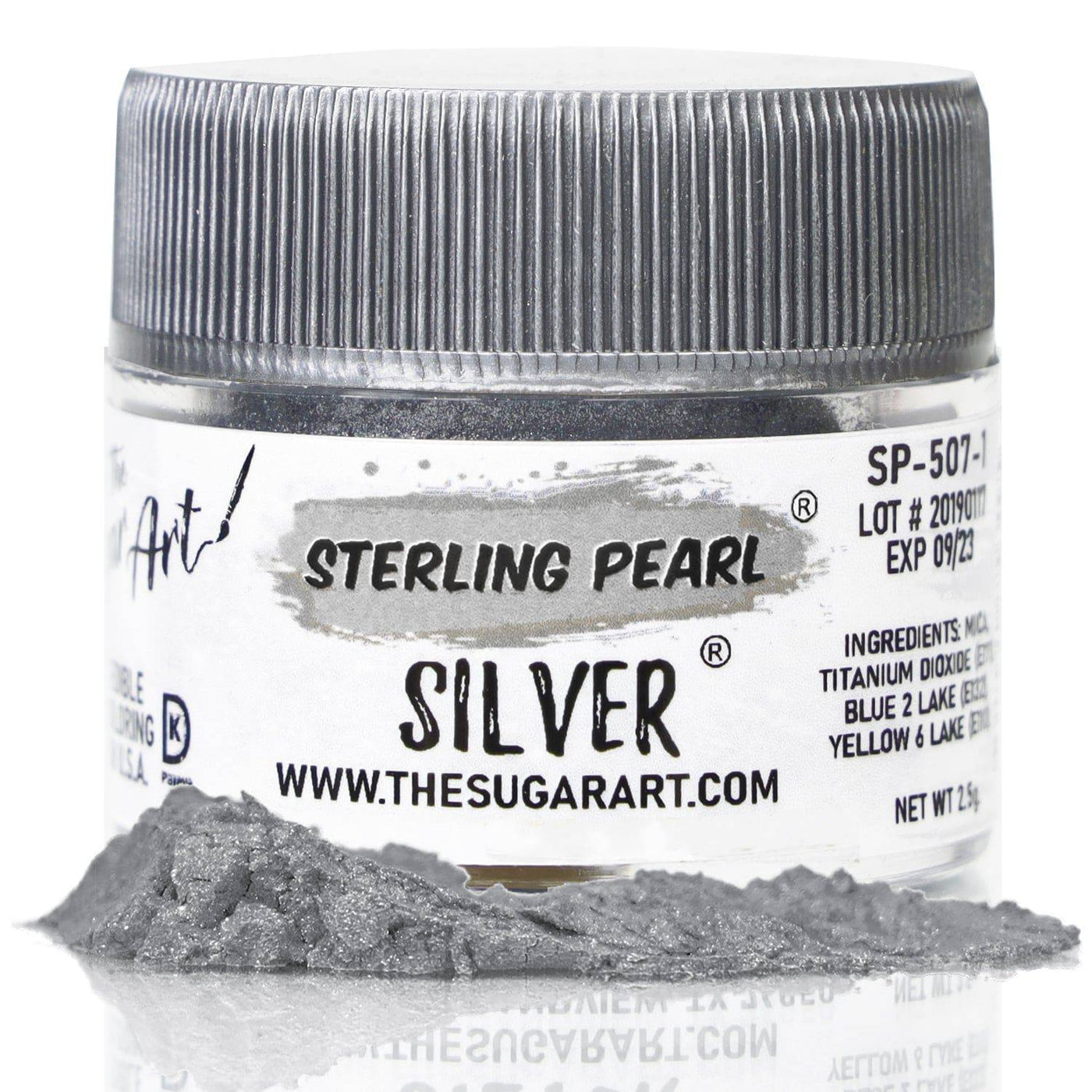 Silver Luster Dust - The Sugar Art, Inc.