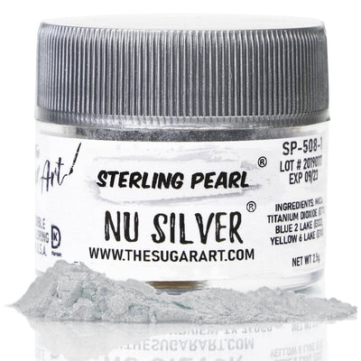 Nu Silver Luster Dust - The Sugar Art, Inc.