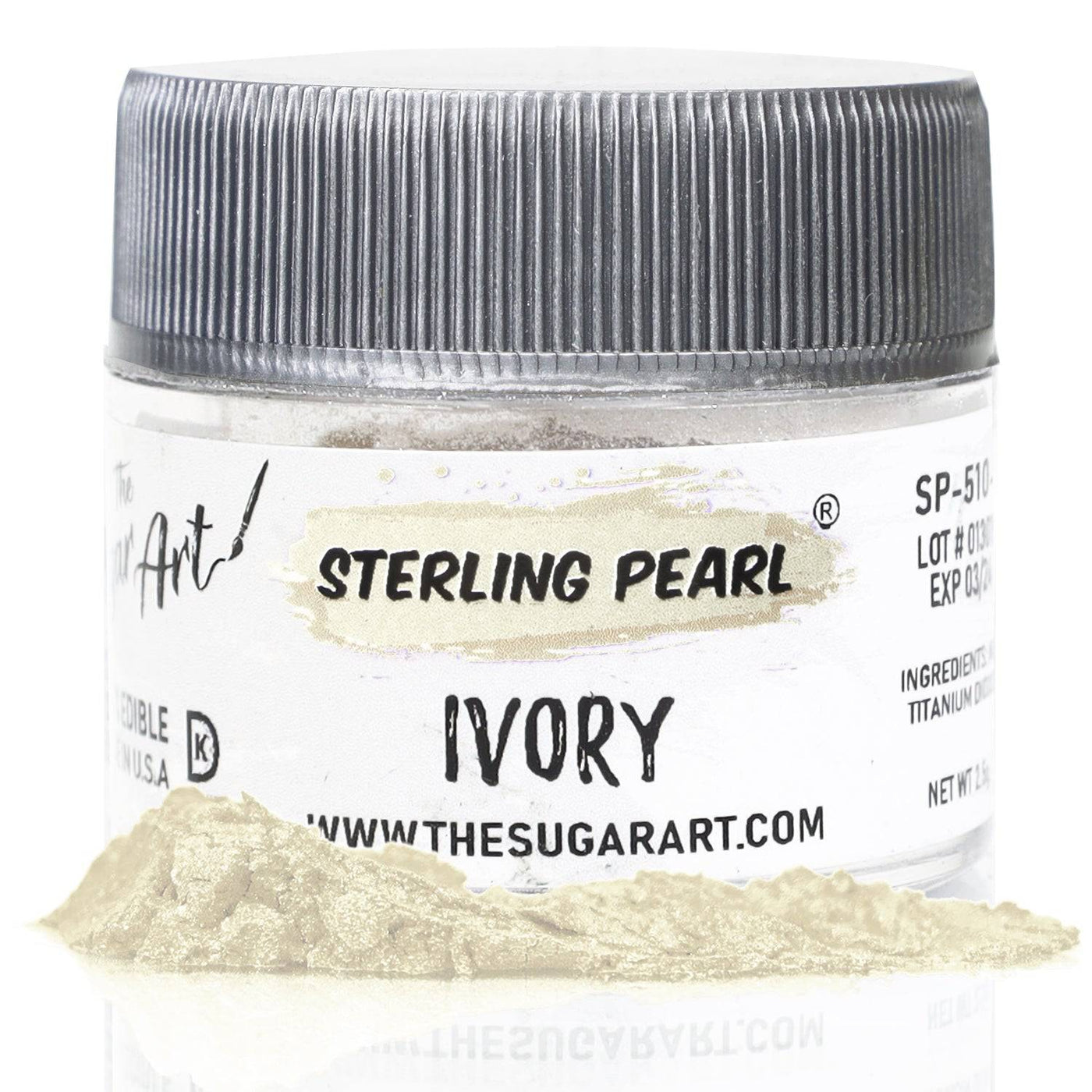 Ivory Luster Dust - The Sugar Art, Inc.