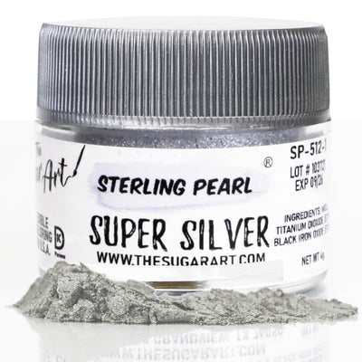 Super Silver Luster Dust - The Sugar Art, Inc.