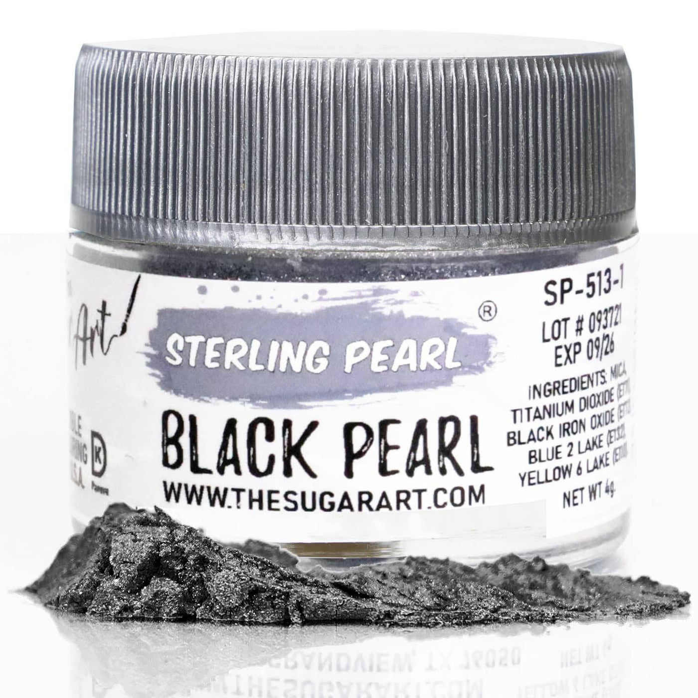 Black Pearl Luster Dust - The Sugar Art, Inc.