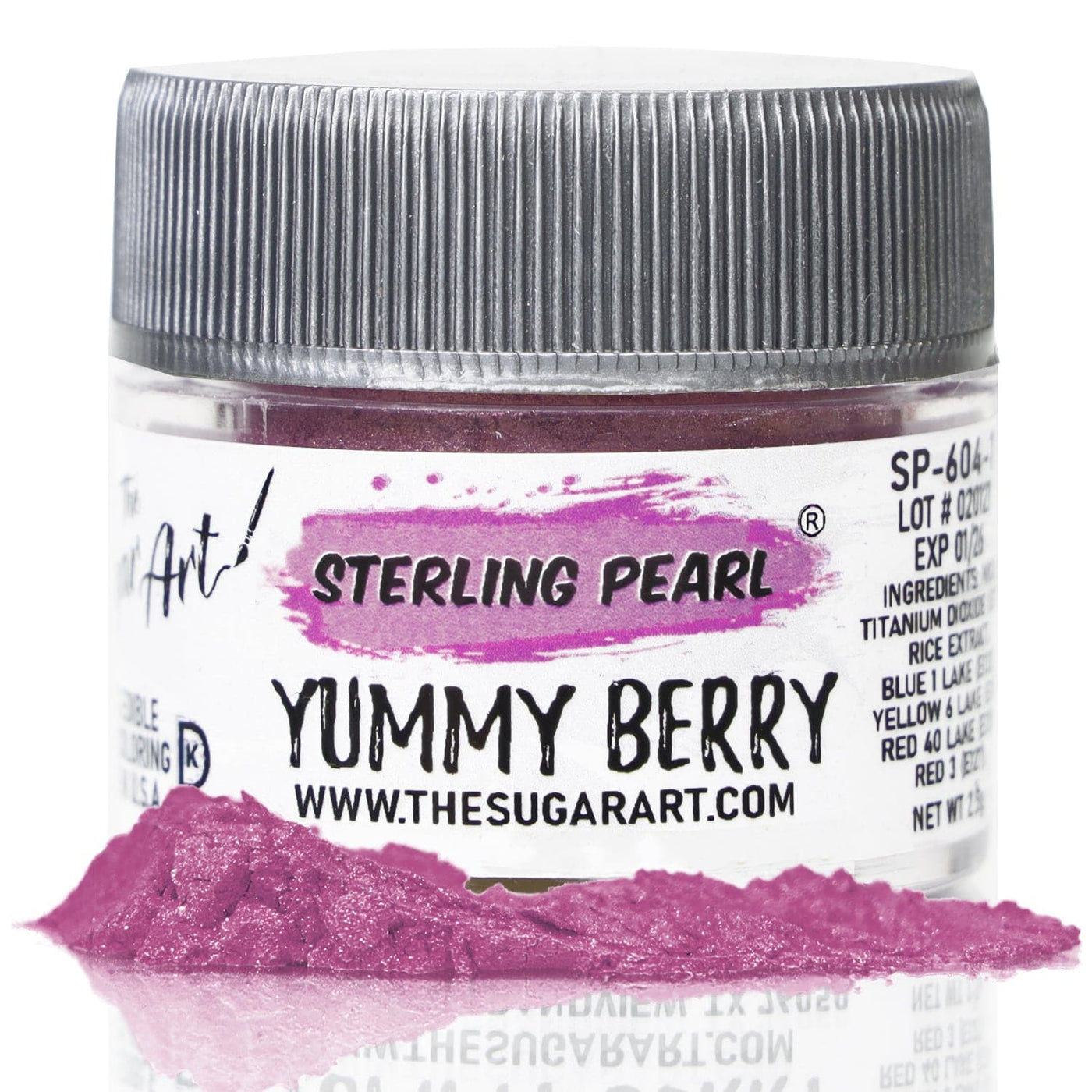 Yummy Berry Luster Dust - The Sugar Art, Inc.