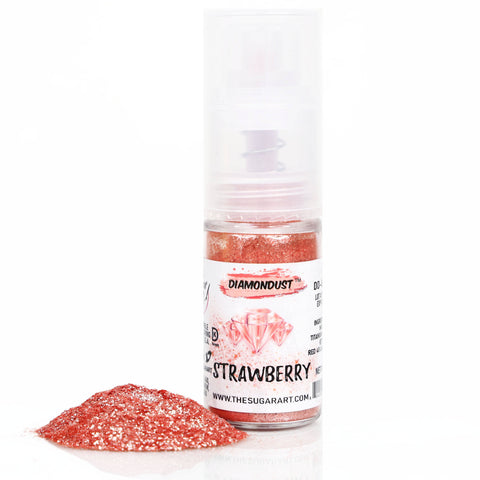 Strawberry Edible Glitter Small Spray Bottle