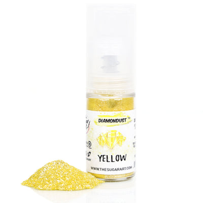  Yellow Edible Glitter Small Spray Bottle