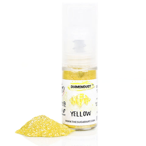 Yellow Edible Glitter Small Spray Bottle