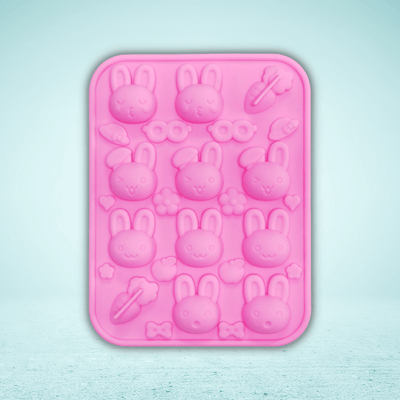Funny Bunny Mold - Pink - The Sugar Art, Inc.