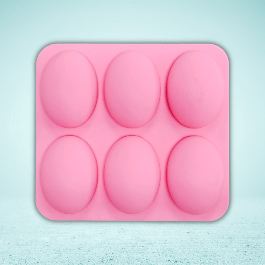 Large Easter Egg Silicone Mold - Pink