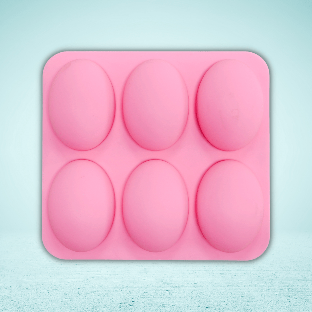 Large Easter Egg Silicone Mold - Pink - The Sugar Art, Inc.
