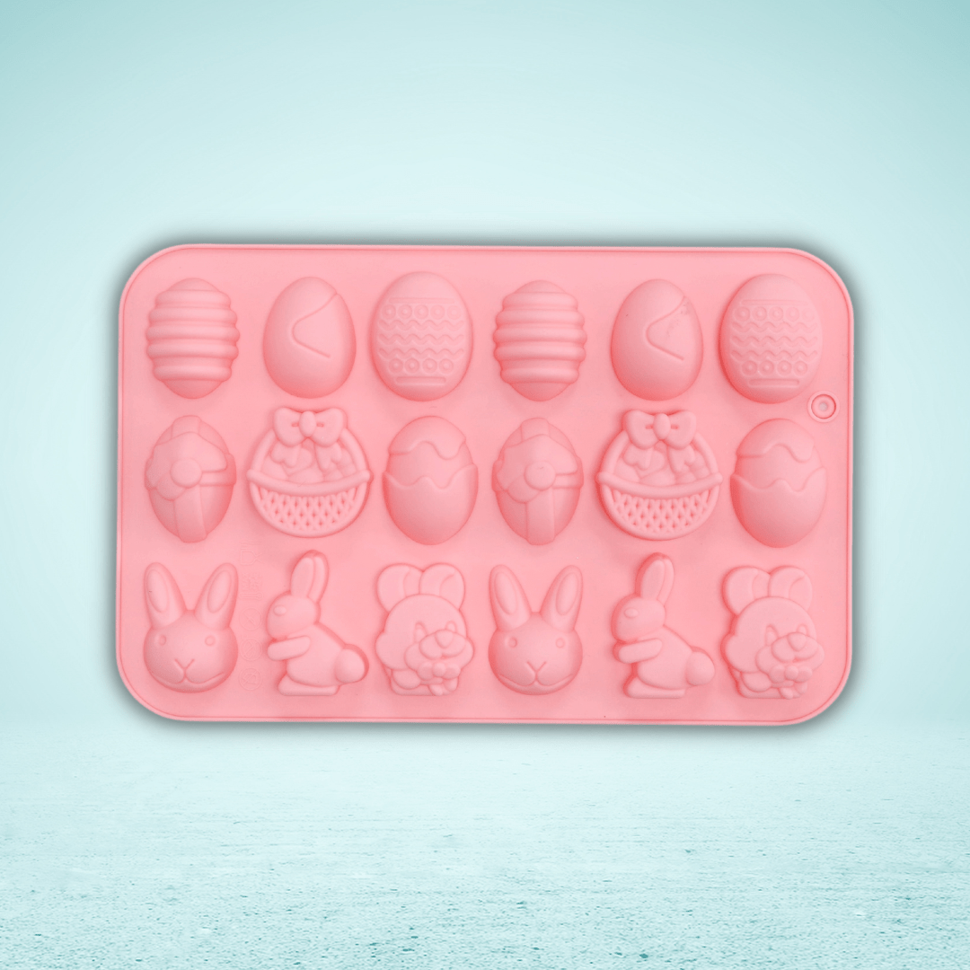 Mini Bunny & Egg Chocolate Mold - The Sugar Art, Inc.