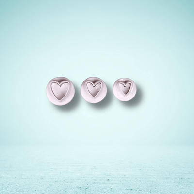  Heart Plunger Cutter (Fondant)