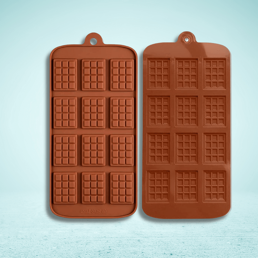 Mini Chocolate Bar Mold - Brown - The Sugar Art, Inc.