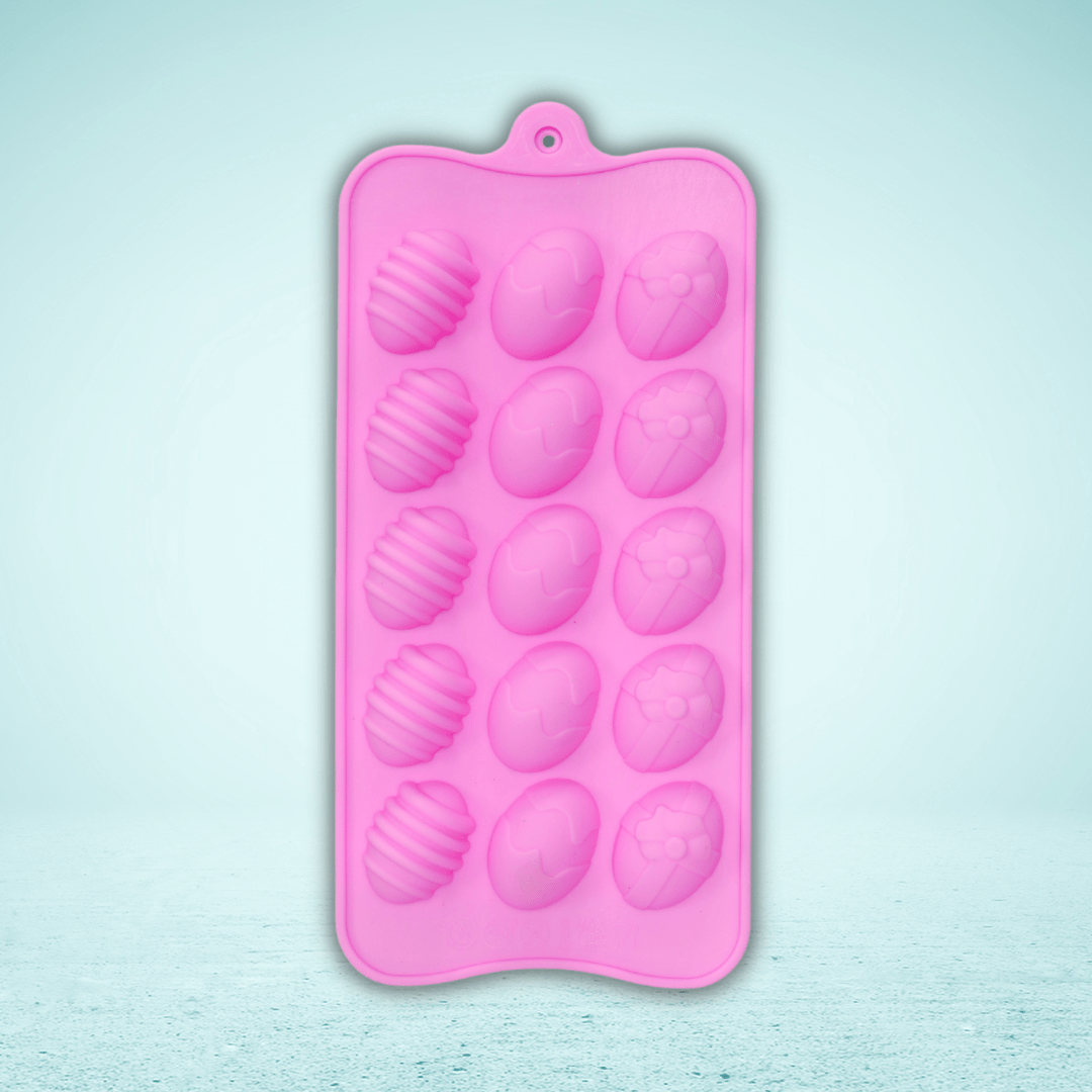 Mini Egg Chocolate Mold - Pink - The Sugar Art, Inc.