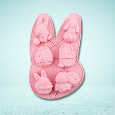 Cute Bunny Mold - PINK - The Sugar Art, Inc.