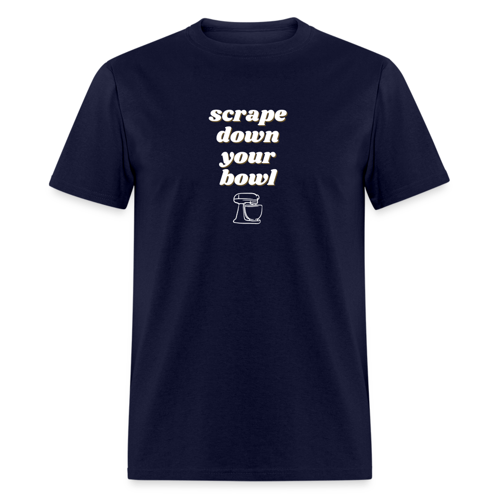 Scrape Down Your Bowl T-Shirt - navy
