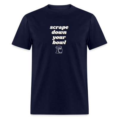 Scrape Down Your Bowl T-Shirt - navy