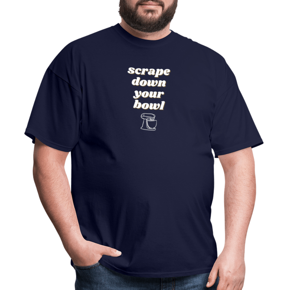 Scrape Down Your Bowl T-Shirt - navy