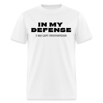 In My Defense T-Shirt (Unisex) - white