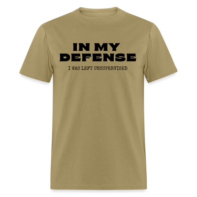 In My Defense T-Shirt (Unisex) - khaki