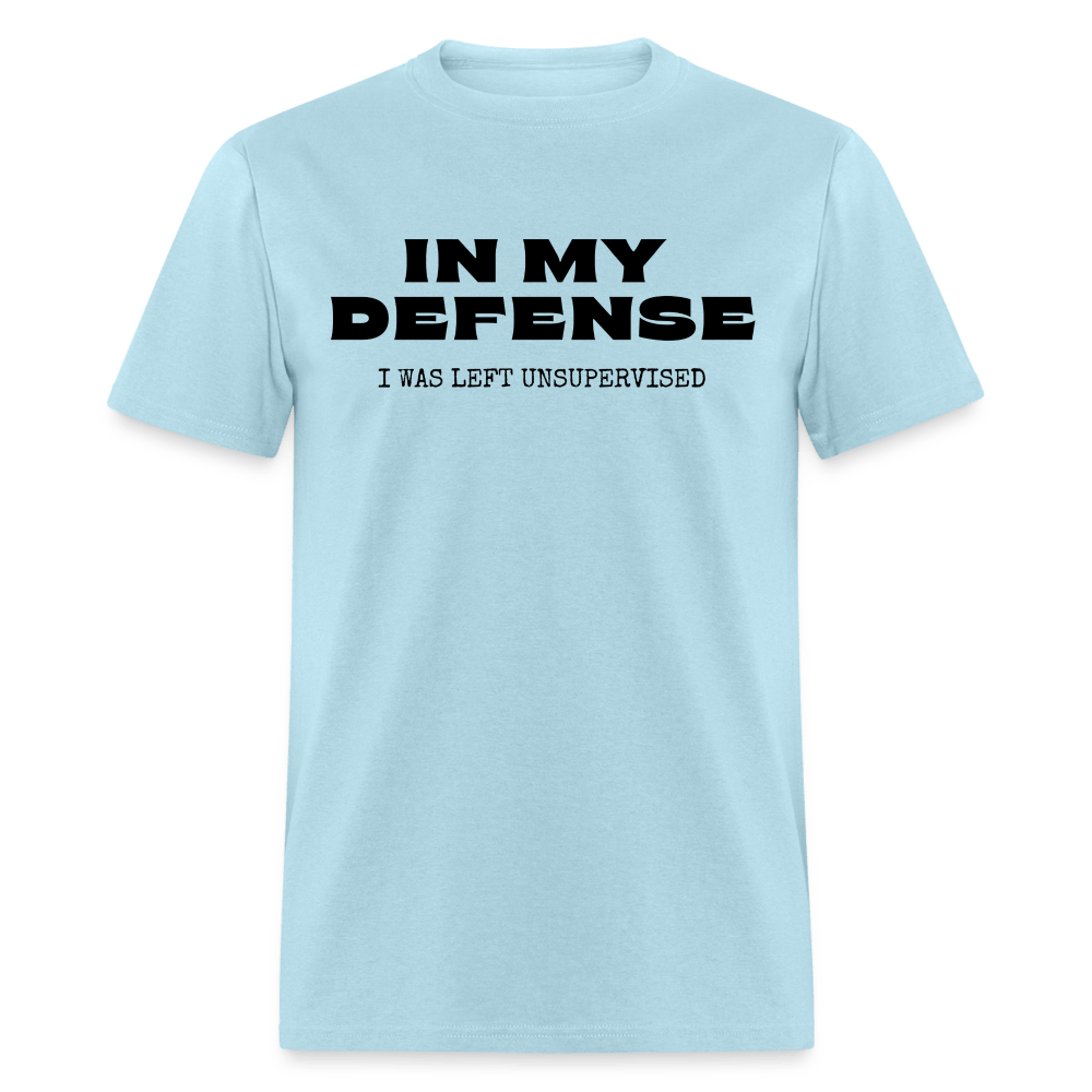 In My Defense T-Shirt (Unisex) - powder blue