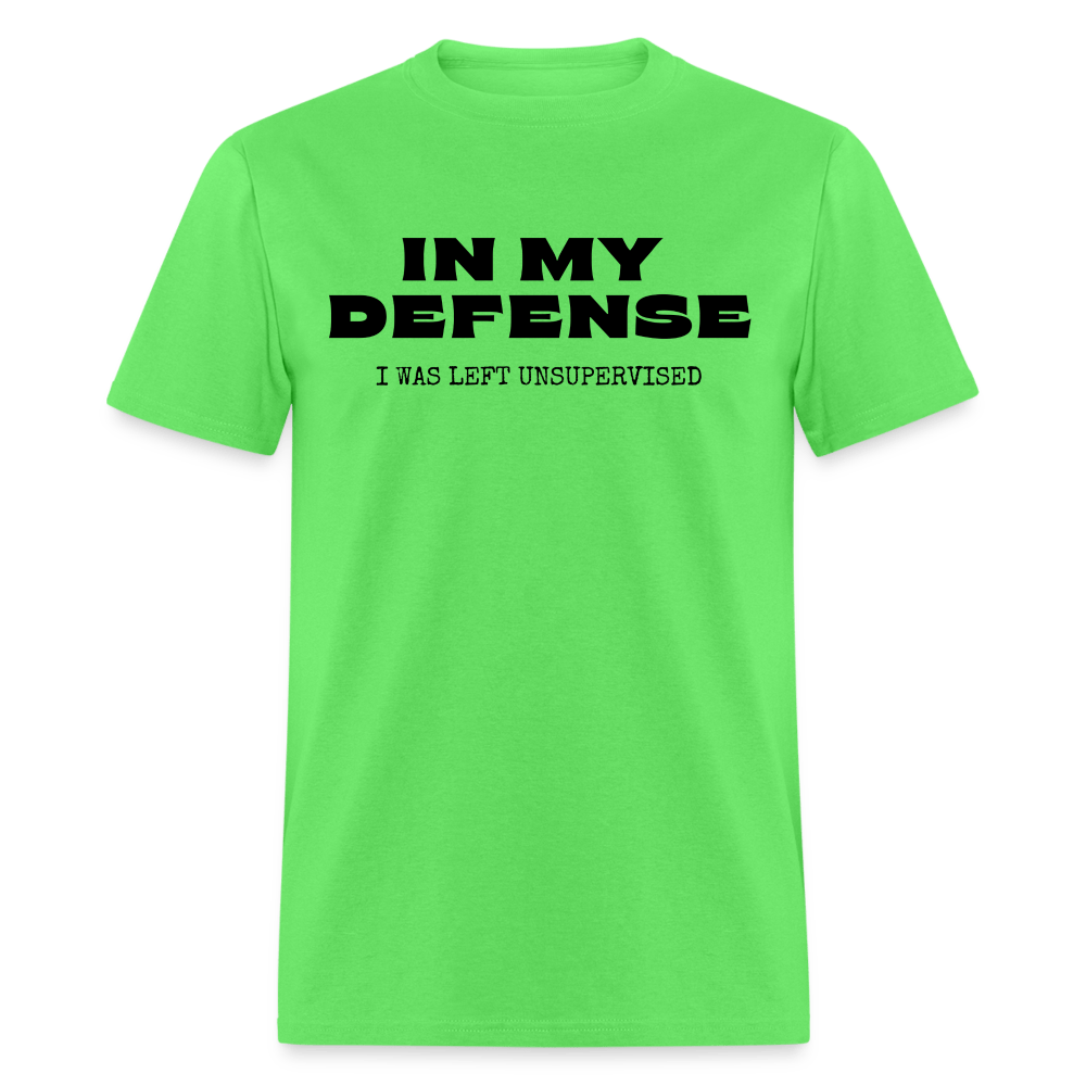 In My Defense T-Shirt (Unisex) - kiwi