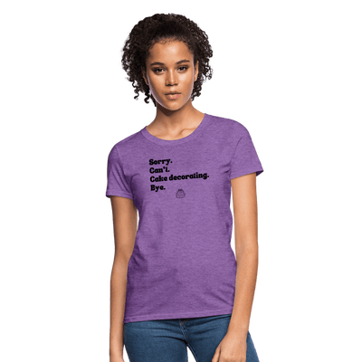 Cake Decorating T-Shirt (Women's) - purple heather