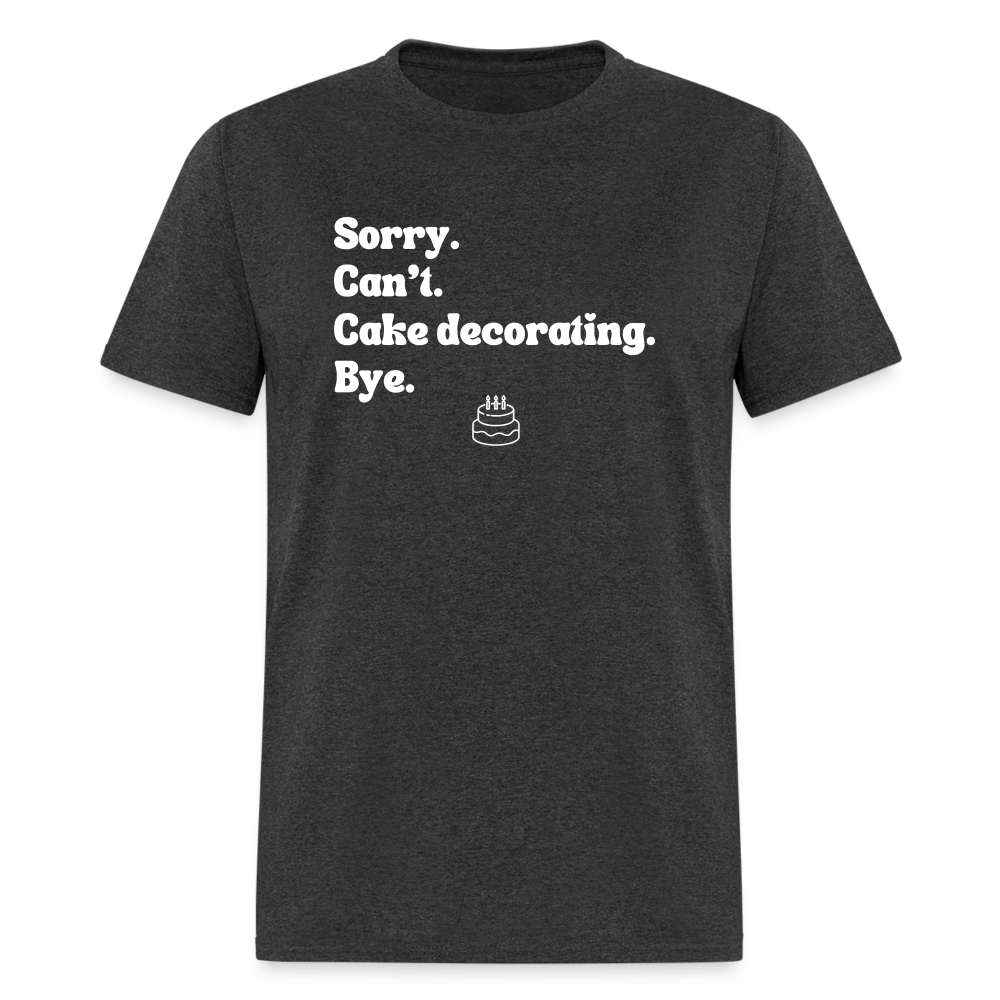 Cake Decorating T-Shirt (Unisex) - heather black