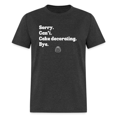 Cake Decorating T-Shirt (Unisex) - heather black