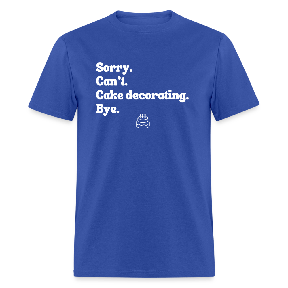 Cake Decorating T-Shirt (Unisex) - royal blue