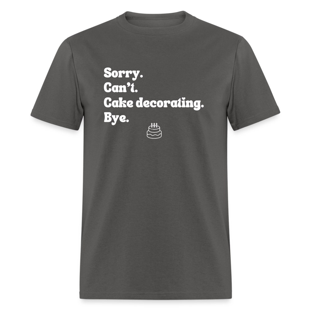Cake Decorating T-Shirt (Unisex) - charcoal