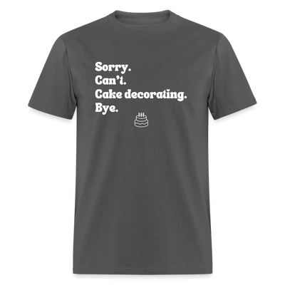 Cake Decorating T-Shirt (Unisex) - charcoal