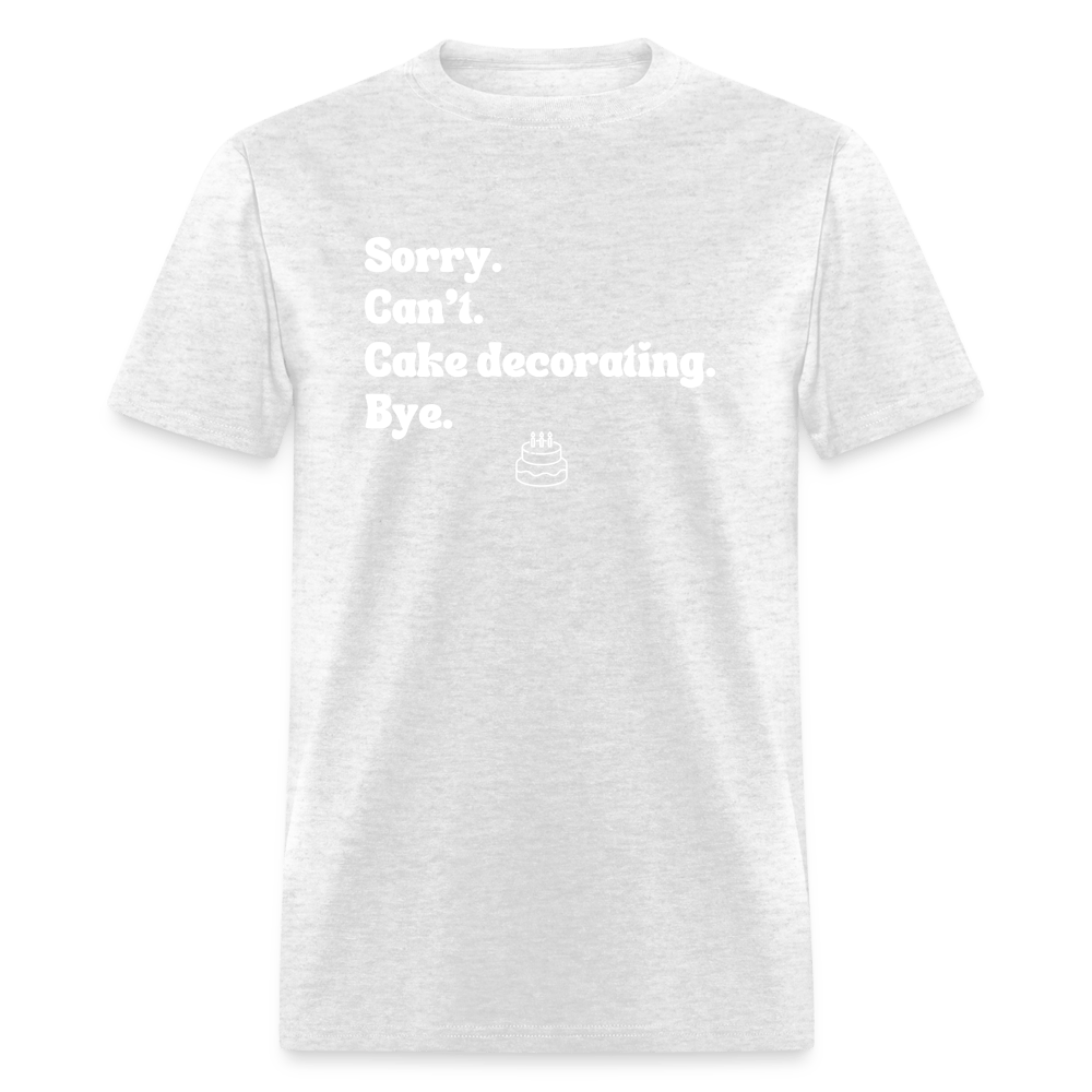 Cake Decorating T-Shirt (Unisex) - light heather gray