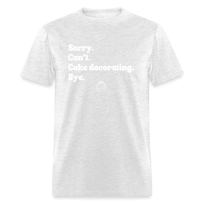 Cake Decorating T-Shirt (Unisex) - light heather gray