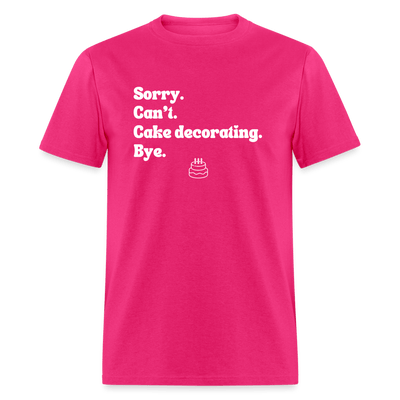 Cake Decorating T-Shirt (Unisex) - fuchsia
