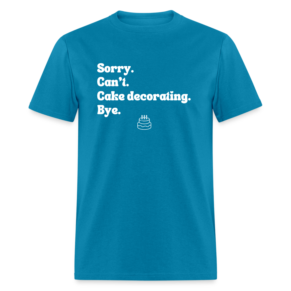 Cake Decorating T-Shirt (Unisex) - turquoise