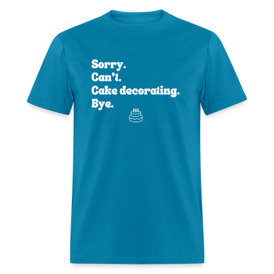 Cake Decorating T-Shirt (Unisex) - turquoise