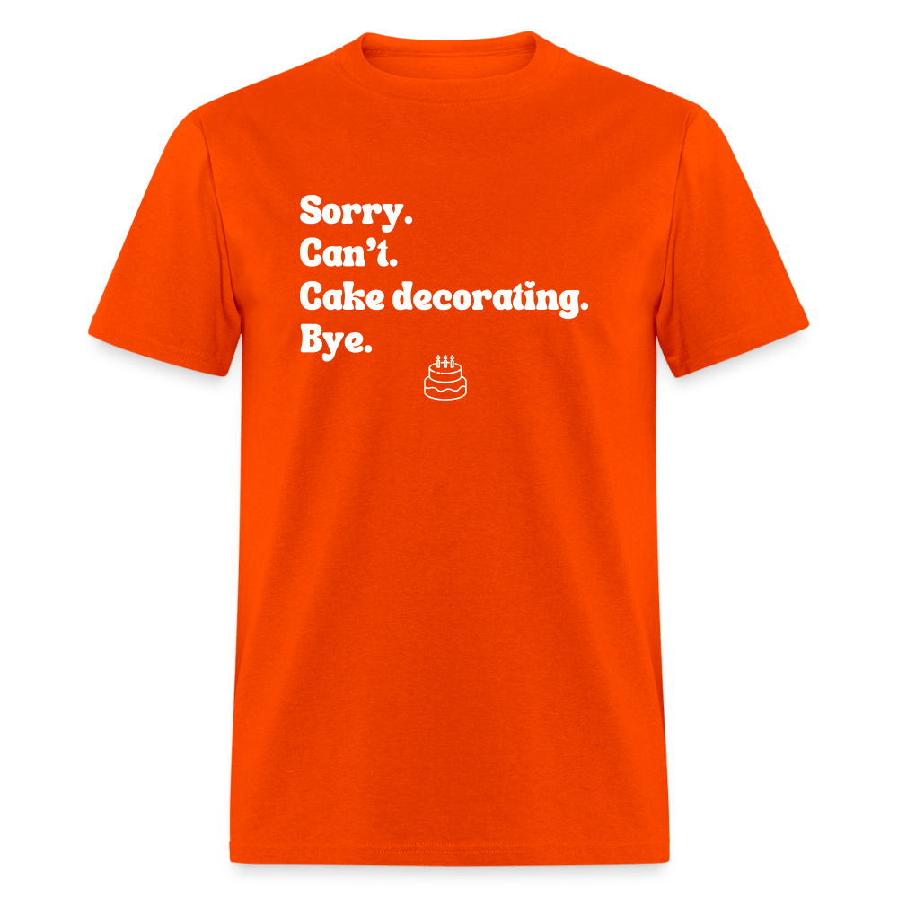 Cake Decorating T-Shirt (Unisex) - orange