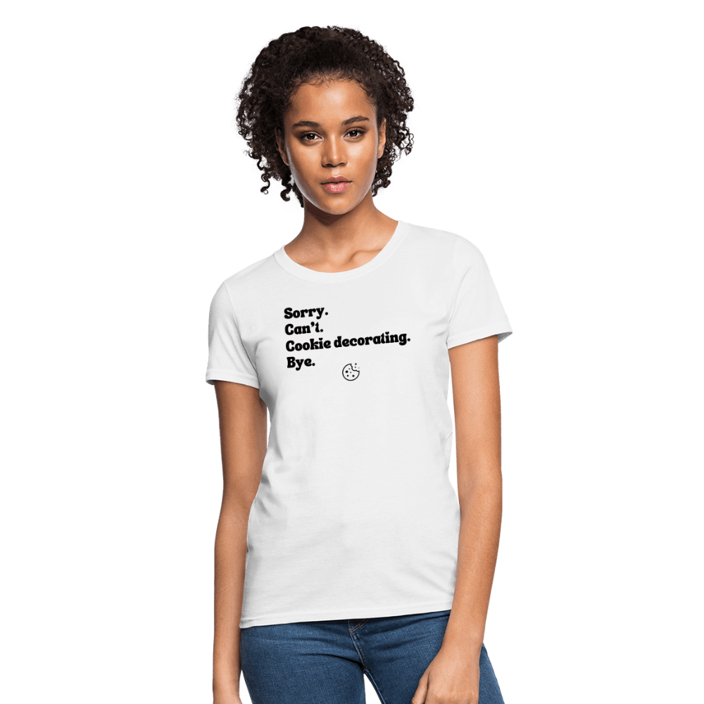 Cookie Decorating T-Shirt (Women's) - white